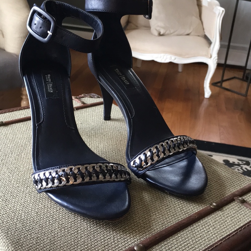 White House Black Market Open Toe Heel